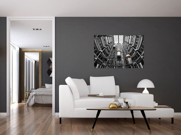 Lift az épületben képe (90x60 cm)