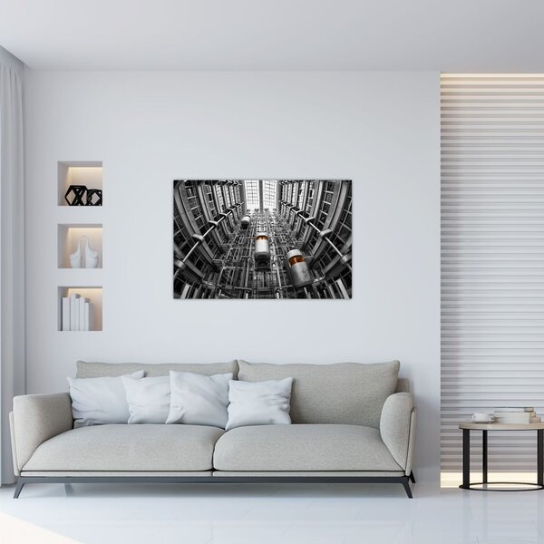 Lift az épületben képe (90x60 cm)