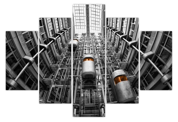 Lift az épületben képe (150x105 cm)