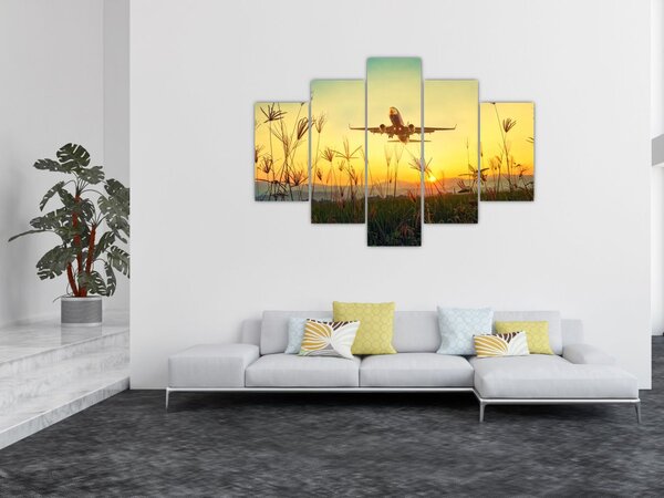Kép a repülőgép felszállásáról (150x105 cm)