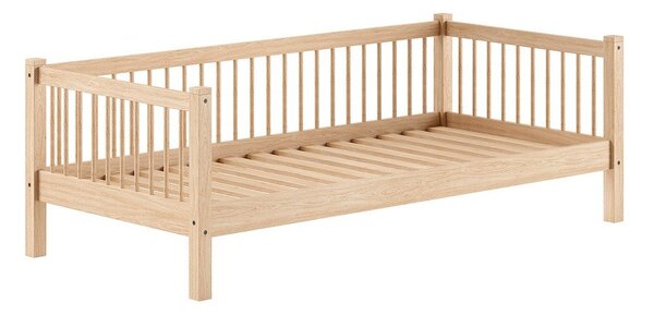 Natúr színű bükkfa gyerekágy ágyráccsal 90x200 cm Forrest – Vipack