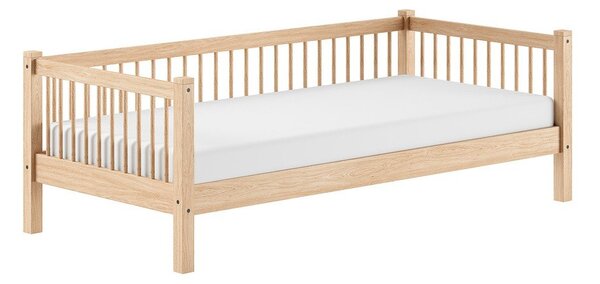 Natúr színű bükkfa gyerekágy ágyráccsal 90x200 cm Forrest – Vipack