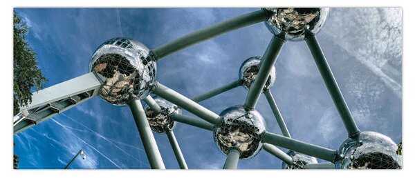 Kép - atomium Brüsszelben (120x50 cm)