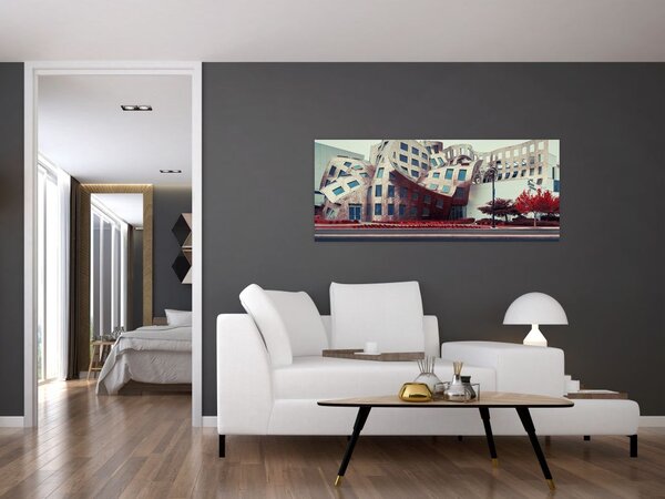 Kép - építészeti épület (120x50 cm)