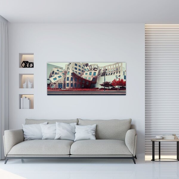 Kép - építészeti épület (120x50 cm)