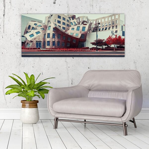 Kép - építészeti épület (120x50 cm)