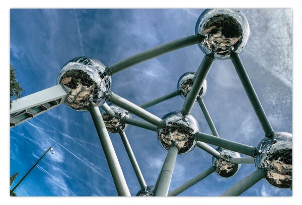 Kép - atomium Brüsszelben (90x60 cm)