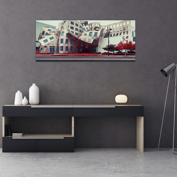Kép - építészeti épület (120x50 cm)