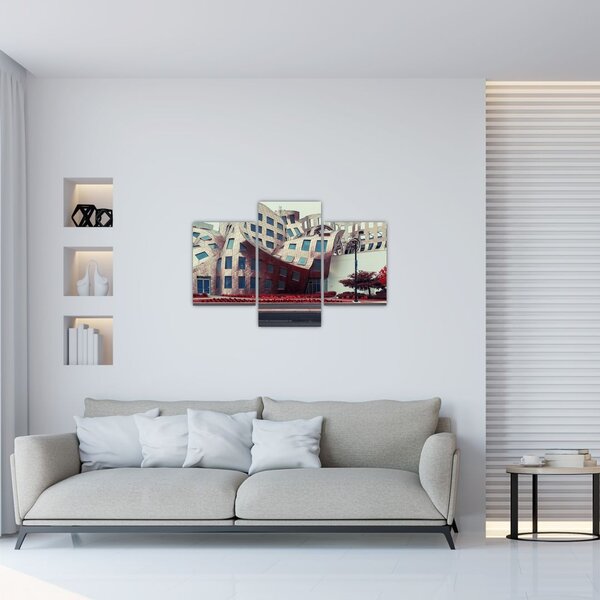 Kép - építészeti épület (90x60 cm)