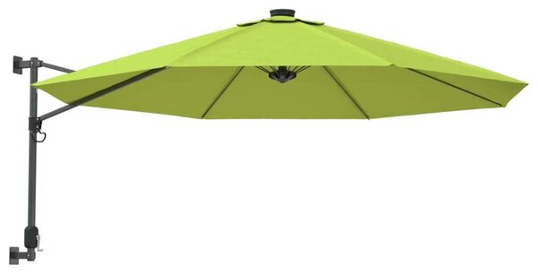VidaXL Napernyő - Falra Szerelhető - LED - 290cm