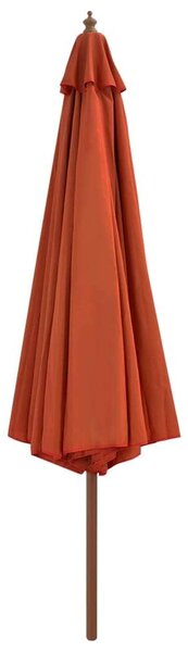 VidaXL Terrakotta Napernyő - 350 cm