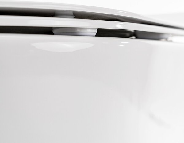 Ride fali, rimless WC soft close ülőkével