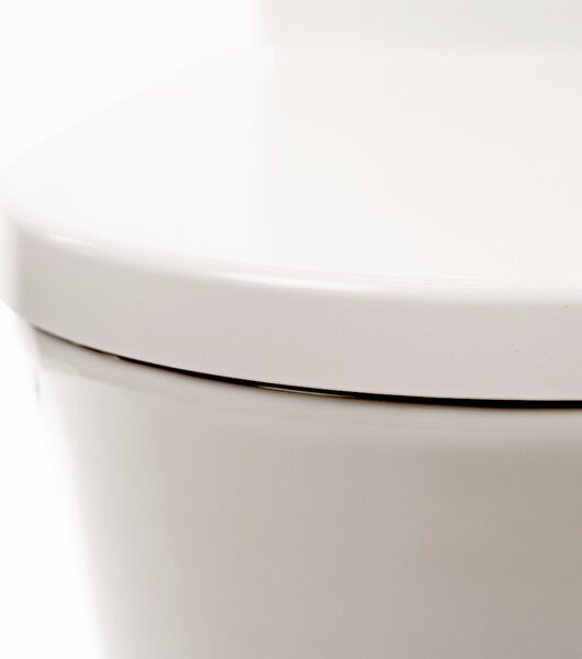 Paulo rimless WC kombi alsó/hátsó kifolyással soft close ülőkével