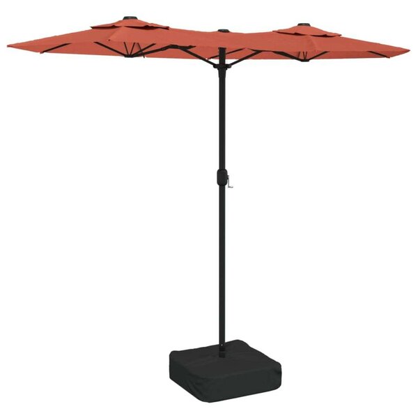 VidaXL Dupla Tetős Napernyő - Terrakotta - 316x240 cm