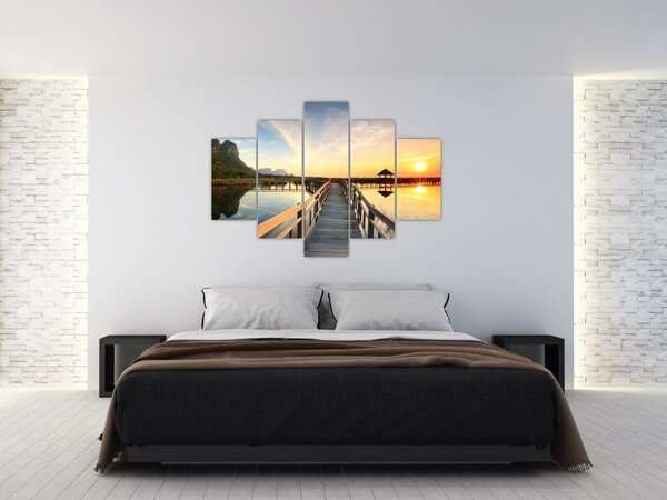 Kép egy gyaloghídról (150x105 cm)