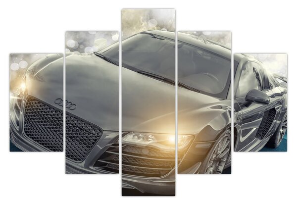 Audi autó képe - szürke (150x105 cm)
