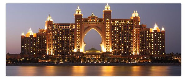 Kép egy épületról Dubajban (120x50 cm)