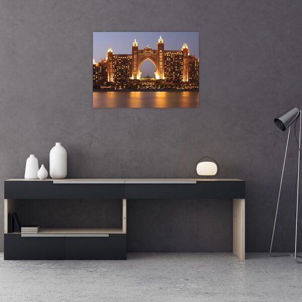 Kép egy épületról Dubajban (70x50 cm)