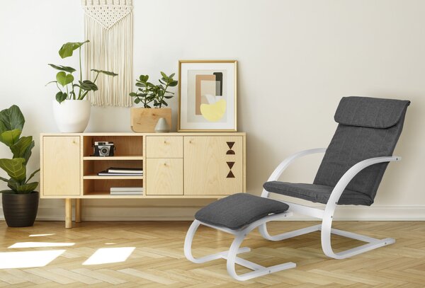 Finn hintaszék lábtartós nyugágy nappaliba modernhome