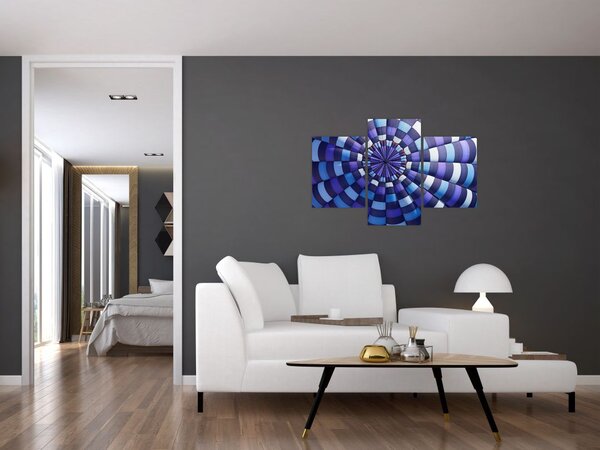 Egy kép a repülő léggömb szerkezetéről (90x60 cm)