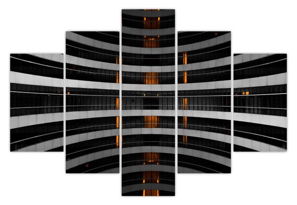 Absztrakt kép - épület (150x105 cm)