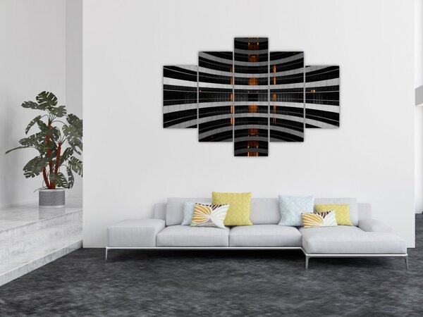 Absztrakt kép - épület (150x105 cm)