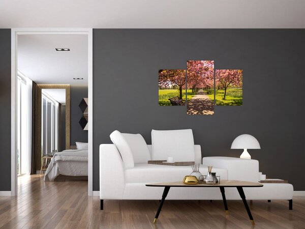 Kép - cseresznye ültetvény (90x60 cm)