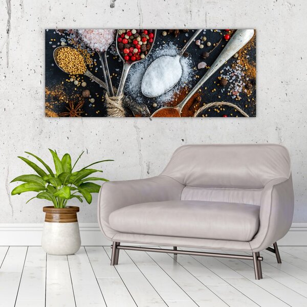 Fűszerek képe (120x50 cm)