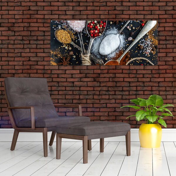 Fűszerek képe (120x50 cm)