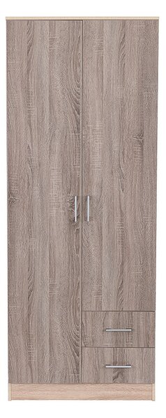 Miami gardróbszekrény 80x205 cm yorki tölgy-sonoma tölgy