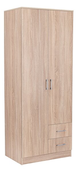 Miami gardróbszekrény 80x205 cm sonoma tölgy-sonoma tölgy