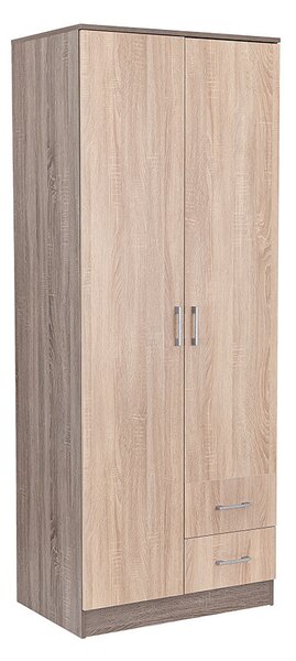 Miami gardróbszekrény 80x205 cm sonoma tölgy-yorki tölgy