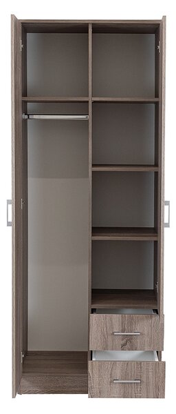Miami gardróbszekrény 80x205 cm yorki tölgy-yorki tölgy