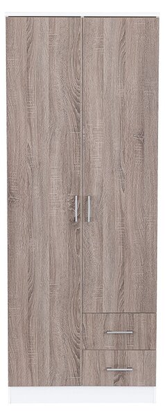 Miami gardróbszekrény 80x205 cm yorki tölgy-fehér