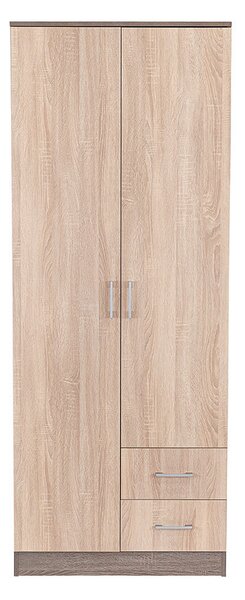 Miami gardróbszekrény 80x205 cm sonoma tölgy-yorki tölgy