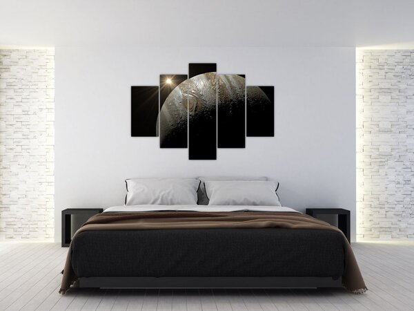 Egy bolygó képe az űrben (150x105 cm)