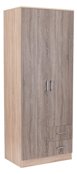 Miami gardróbszekrény 80x205 cm yorki tölgy-sonoma tölgy