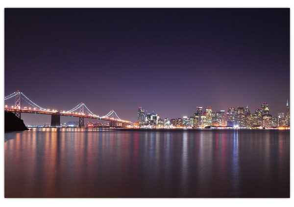 Kilátás San Francisco-ra, California (90x60 cm)