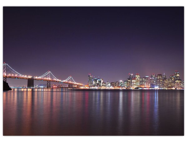 Kilátás San Francisco-ra, California (70x50 cm)