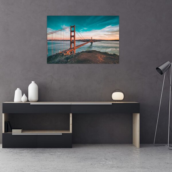 Kép - Golden Gate, San Francisco (90x60 cm)