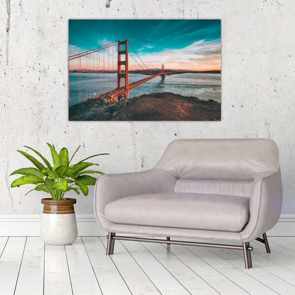 Kép - Golden Gate, San Francisco (90x60 cm)