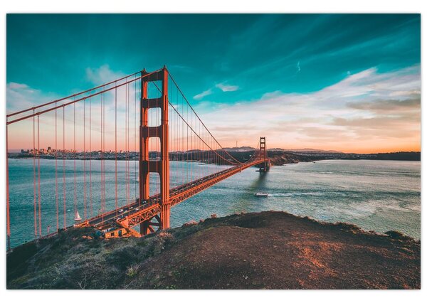 Kép - Golden Gate, San Francisco (90x60 cm)