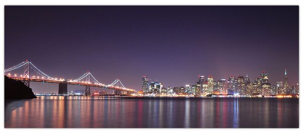 Kilátás San Francisco-ra, California (120x50 cm)