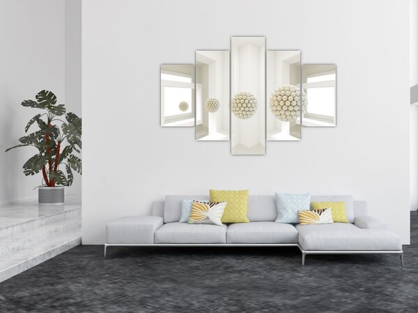 Kép - Kilátás belülre - absztrakt (150x105 cm)