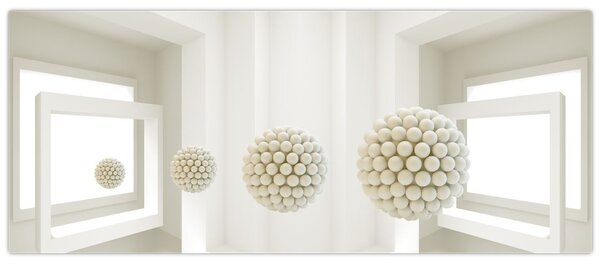 Kép - Kilátás belülre - absztrakt (120x50 cm)