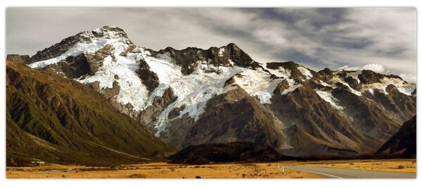 Mount Sefton, Új-Zéland képe (120x50 cm)