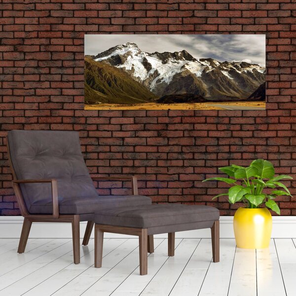 Mount Sefton, Új-Zéland képe (120x50 cm)