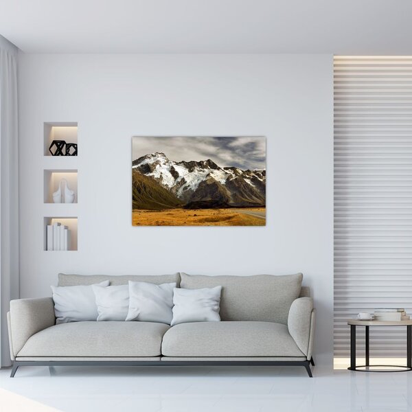 Mount Sefton, Új-Zéland képe (90x60 cm)