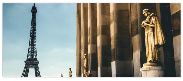Kép a Trocader térről, Párizs (120x50 cm)