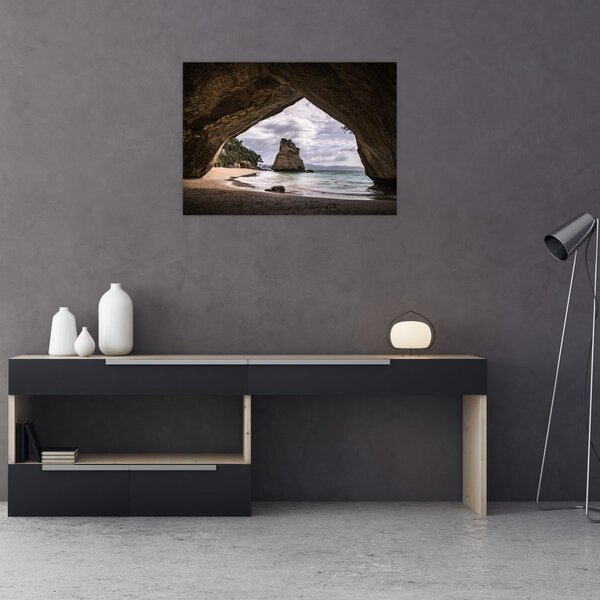 Barlang képe, Új-Zéland (70x50 cm)